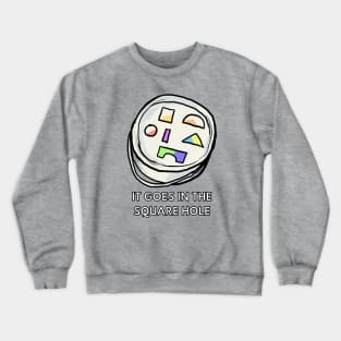 square hole Crewneck Sweatshirt